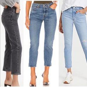 3 Pairs of Levis Vintage Jeans Bundle Lot